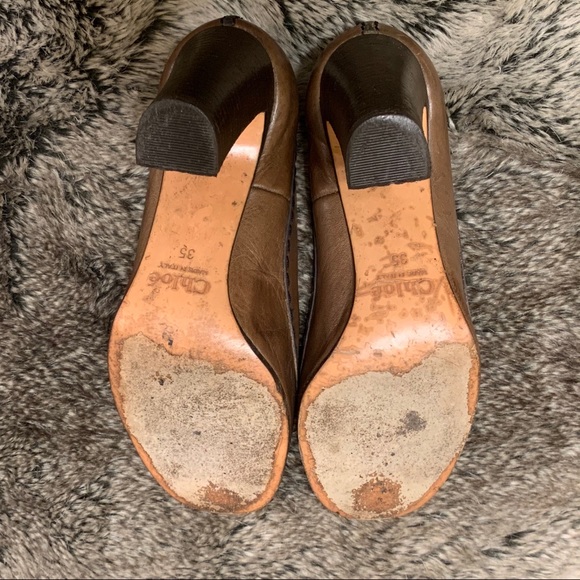 Chloe Pump with 3 1/2” stacked heel - Picture 3 of 4